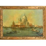 Manner of Giovanni Antonio Canal, called Canaletto (1697-1768) Italian. A Venetian Scene with San
