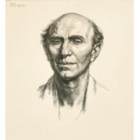 Paul Drury (1903-1987) British. "A Man of Fifty, 1928", Etching, Signed, Inscribed and Dated '28