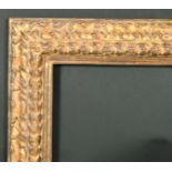 Alexander G Ley & Son. A Reproduction Carved Giltwood Italian Moulded Frame, rebate 29.5" x 24.5" (