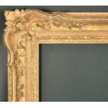 18th Century English School. A Carved Giltwood Frame, with swept centres and corners, circa 1730,