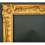 18th Century English School. A Carved Giltwood Frame, with swept centres and corners, circa 1750,
