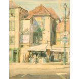 Leslie Moffat Ward (1888-1978) British. "Off the Ration-Old Hastings", Watercolour, Signed, and