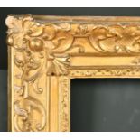 Early 18th Century Italian School. A Venetian Carved Giltwood Corner Runner Frame, circa 1700,