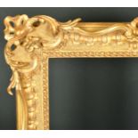 Alexander G Ley & Son. A Reproduction English Carved Giltwood Frame, with swept and pierced