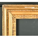 18th Century English School. A Carved Giltwood Sight Carlo Frame, circa 1770, rebate 13.25" x 11" (