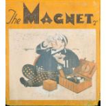 Early 20th Century English School. "The Magnet", an Advertising Poster, Oil on Metal, Unframed 35" x