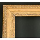 18th Century English School. A Carved Giltwood Chippendale Style Frame, circa 1770, rebate 35.25"