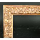 Alexander G Ley & Son. A Reproduction Carved Giltwood Italian Reverse Leaf Frame, rebate 40" x