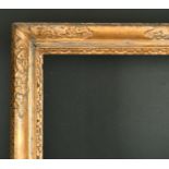 17th Century English School. A Carved Giltwood Frame, with Lely panels, circa 1670, rebate 35" x 29"
