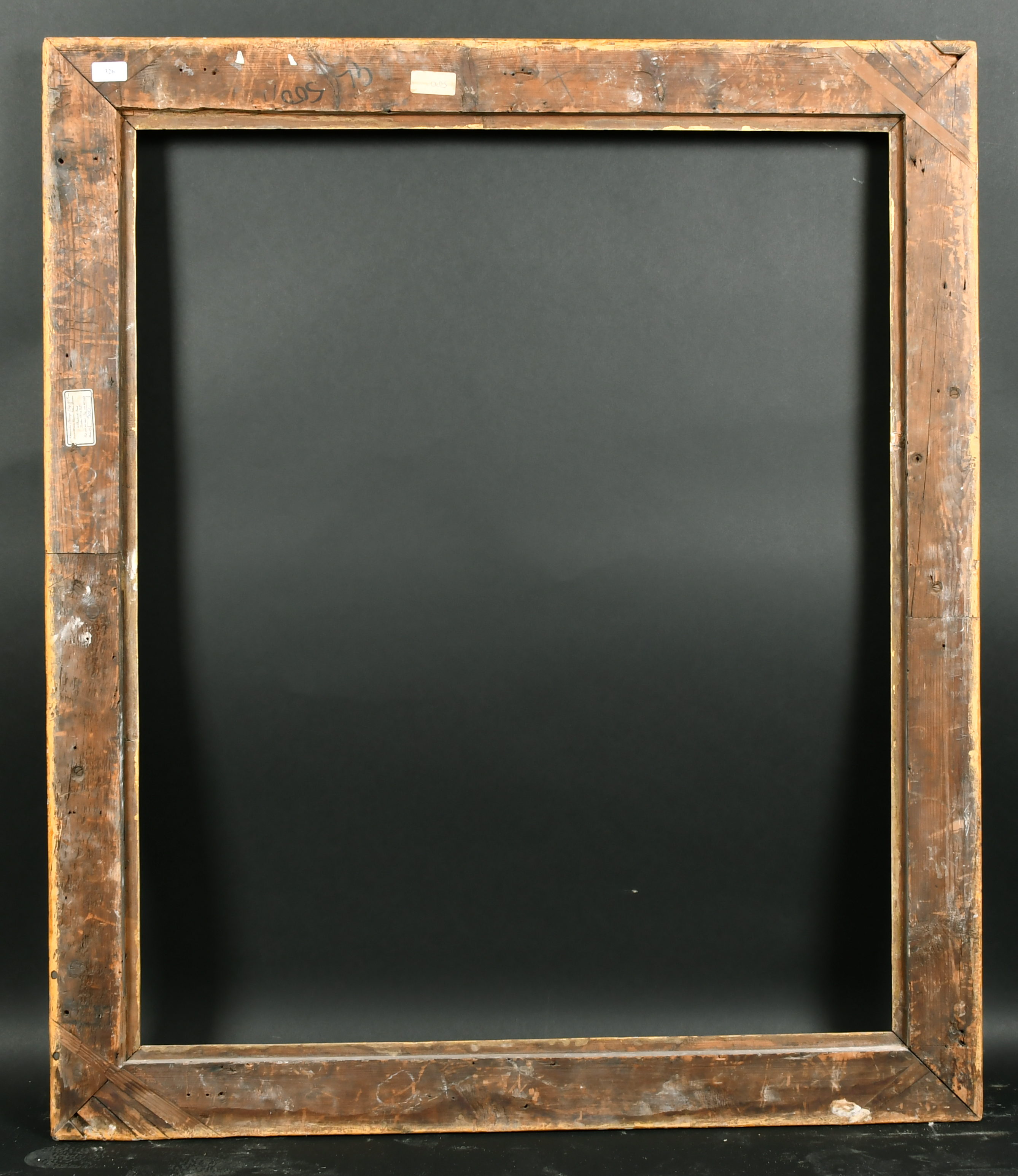 18th Century English School. An Italian Style Gilt Hollow Frame, circa 1760, rebate 41.5" x 34.5" ( - Image 3 of 3