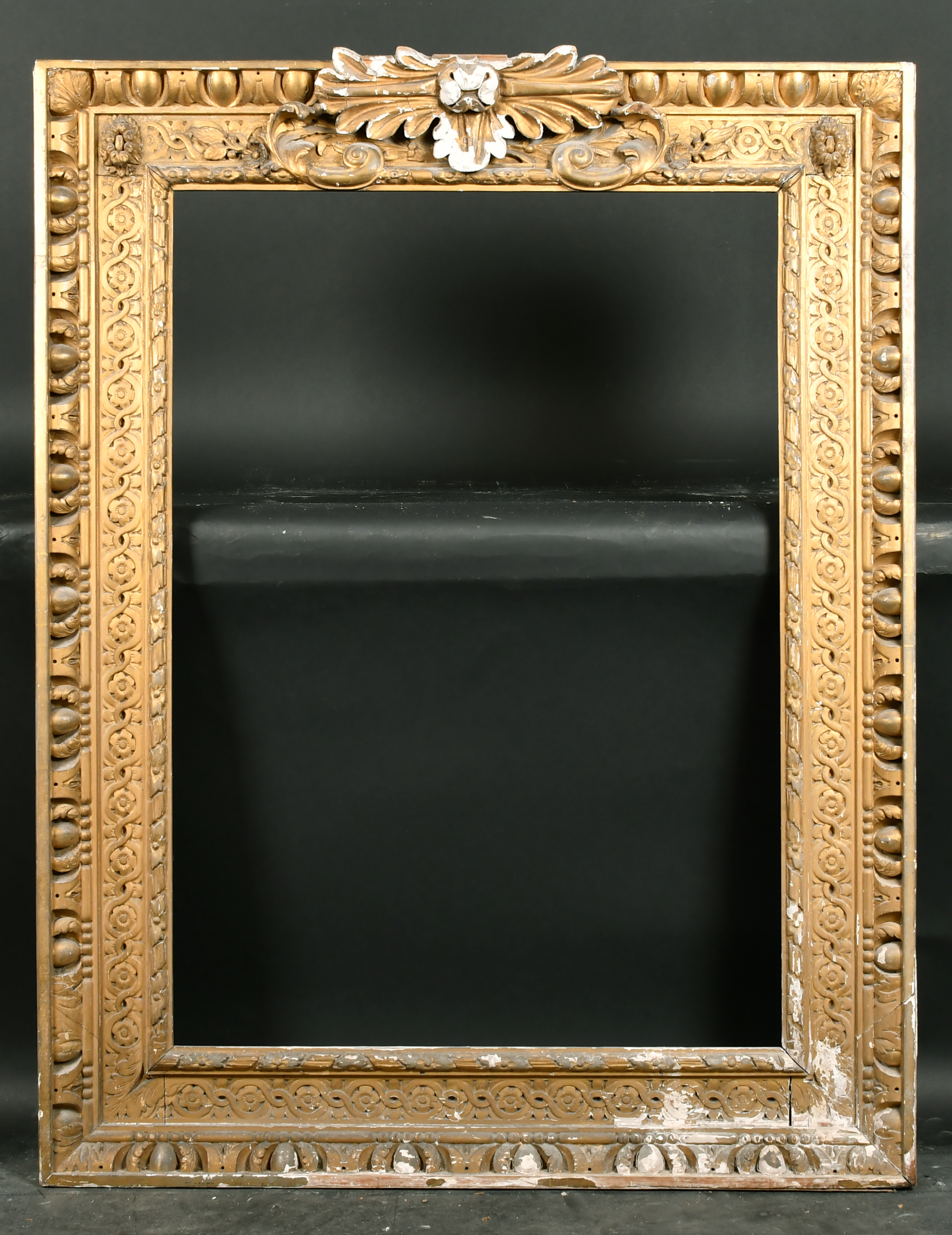 18th Century English School. A Carved Giltwood Kent Style Frame, circa 1740, rebate 40.5" x 28.5" ( - Image 2 of 3