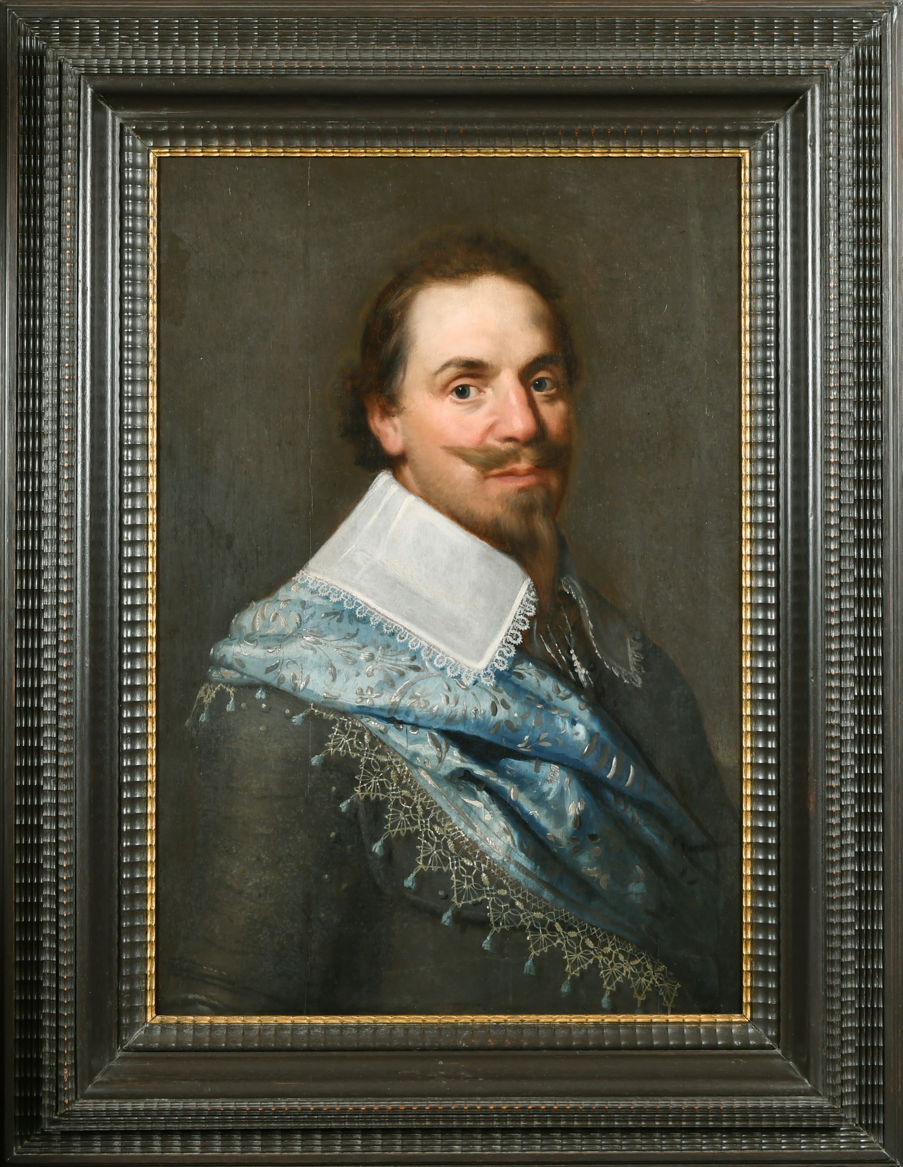 Circle of Michiel Jansz van Mierevelt (1567-1641) Dutch. Portrait of a Gentleman, Oil on Panel,