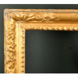 17th Century English School. A Carved Giltwood Frame, with Lely Panels, circa 1680, rebate 50" x 40"