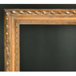 18th Century English School. A Carved Giltwood Frame, with Gadroon knull moulding, circa 1780,