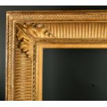 19th Century French School. A Fluted Empire Giltwood Frame, circa 1850, rebate 52" x 39" (132.2 x