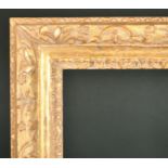 Alexander G Ley & Son. A Reproduction Carved Giltwood Frame, with running pattern, rebate 30.5" x