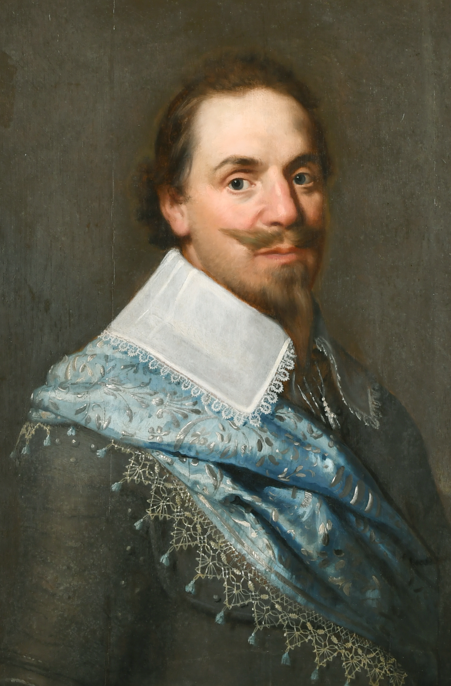 Circle of Michiel Jansz van Mierevelt (1567-1641) Dutch. Portrait of a Gentleman, Oil on Panel, - Image 2 of 5