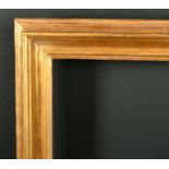 Alexander G Ley & Son. A Reproduction Italian Style Hollow Giltwood Frame, rebate 44.5" x 35" (113.1