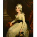 Philip Jean (1755-1802) British. Portrait of Mrs Bryan Barrett (1759-1834) British, Three-Quarter-