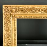 19th Century English School. A Gilt Composition Frame, with swept corners, rebate 22.75" x 14.5" (