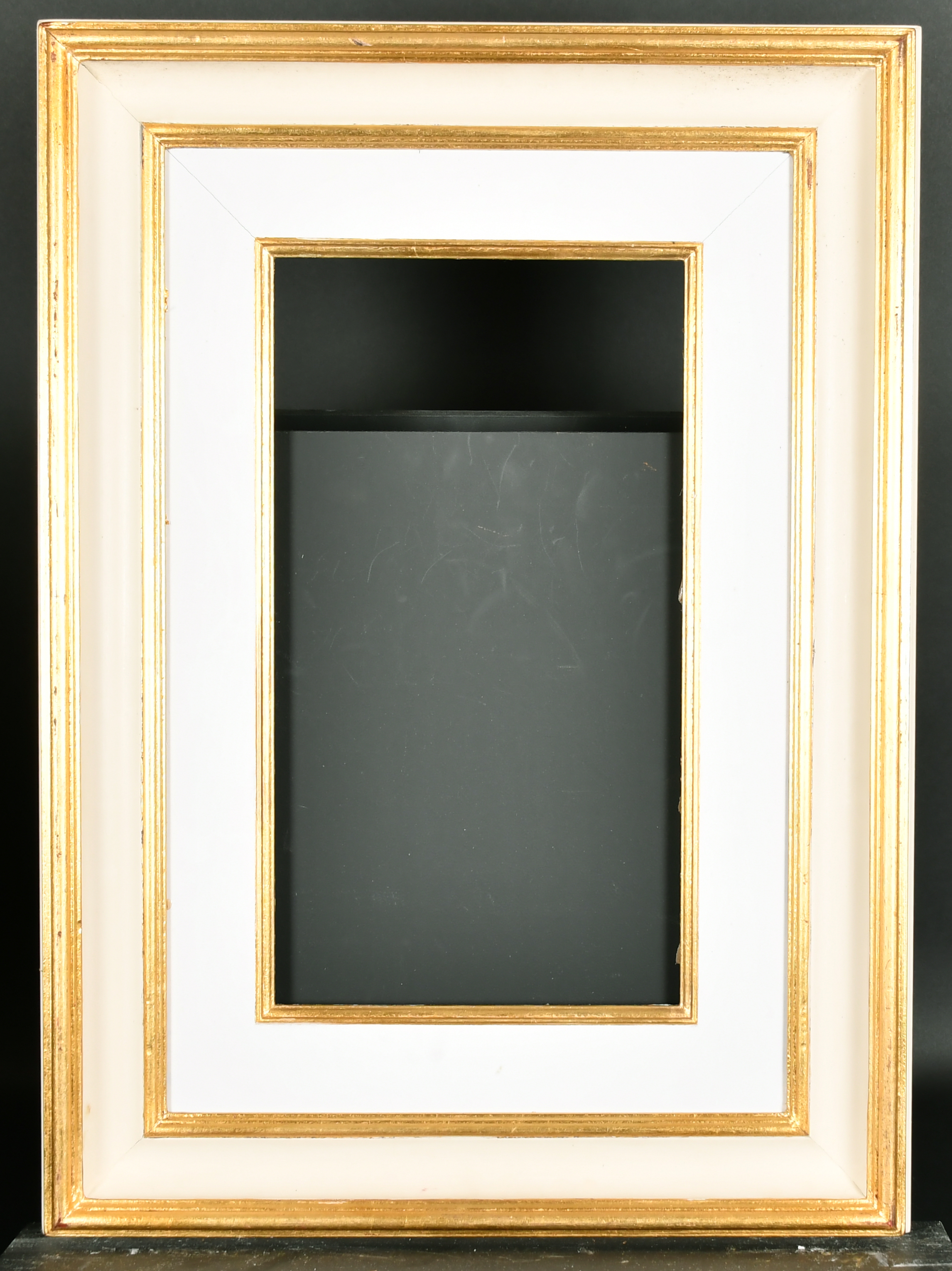 21st Century English School. A Gilt and White Painted Frame, rebate 18" x 10" (45.7 x 25.4cm) - Image 2 of 3