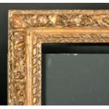 18th Century French School. A Louis Style Carved Giltwood Frame, rebate 17.5" x 14.5" (44.4 x 36.