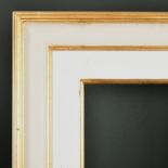 21st Century English School. A Gilt and White Painted Frame, rebate 26" x 20" (66.1 x 50.8cm)