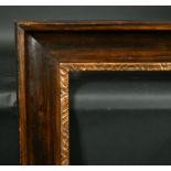 20th Century European School. A Darkwood Frame, with a gilt slip, rebate 28.5" x 23.25" (72.4 x