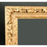 Early 19th Century English School. A Carved Giltwood Frame, with inset glass, rebate 50" x 36" (