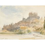 William Callow (1812-1908) British. "Marburg on the Lahn, Germany", Watercolour, Signed, Inscribed