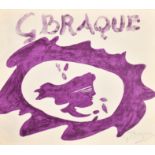 Georges Braque (1882-1963) French. "Grands Livres Illustres, 1958", Printed Catalogue, Signed in