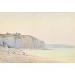 Gerard Chowne (1875-1917) British. "Dieppe", Watercolour, Signed and Dated 1913, and Inscribed on