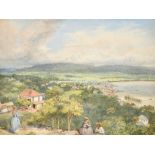 William Carpenter (1818-1899) British. "Montego Bay, Jamaica", Watercolour, Signed, Inscribed and