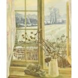 John Northcote Nash (1893-1977) British. "A Window in Bucks", Print in Colours, 21.5" x 17.75" (54.5