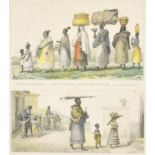 After Jean-Baptiste Debret (1768-1848) French. A Brazilian Scene, Lithograph with other Scenes Pl.7,