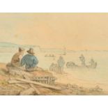John White Abbott (1763-1851) British. "Dawlish", Watercolour and Ink, Inscribed and Dated September