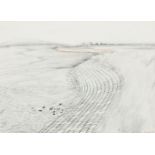 John Humphrey Spender (1910-2005) British. "Seawall in Estuary (3)", Pencil, Signed and Dated '75,