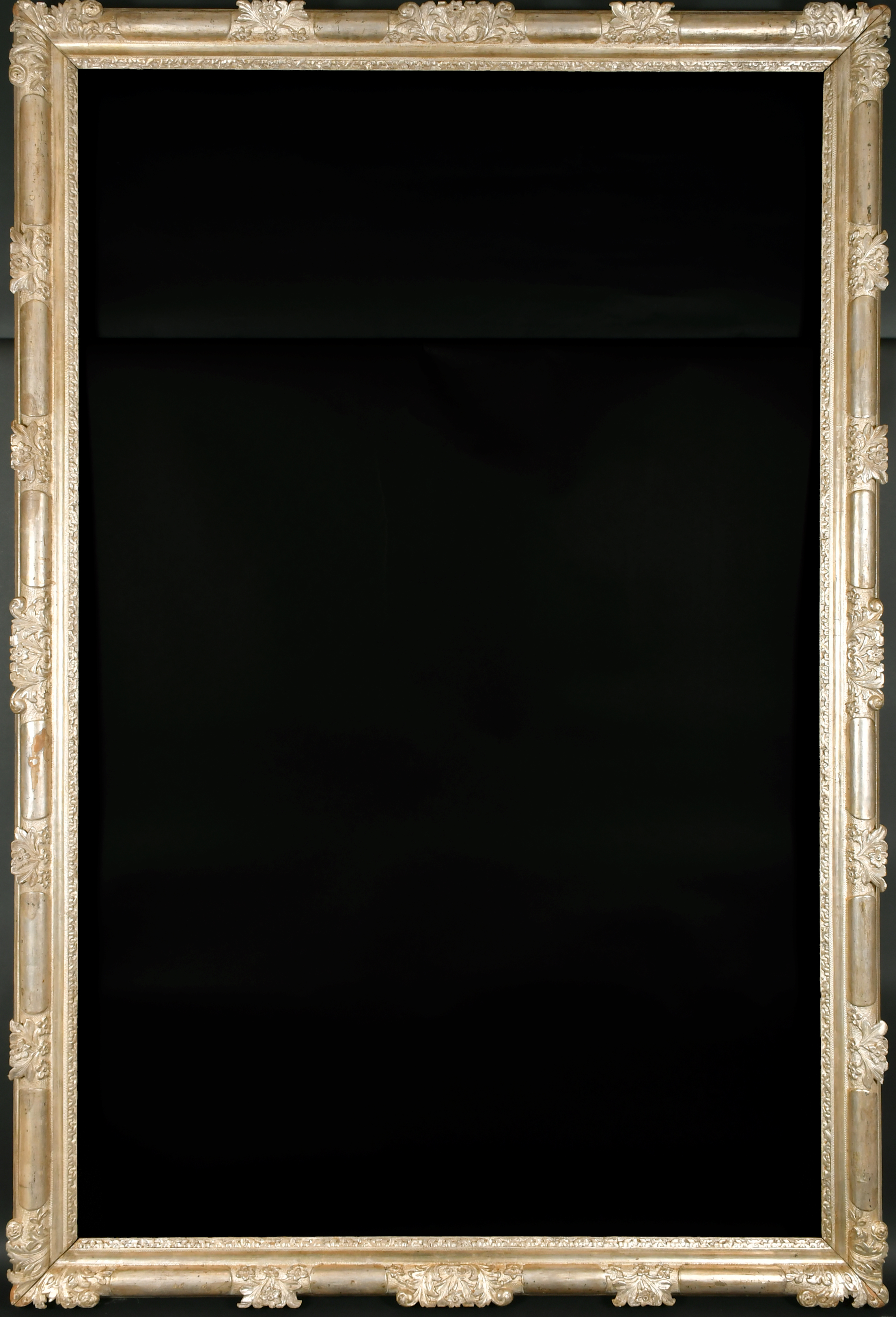 17th Century English School. A Rare and Important Charles II Carved Silverwood Panel Frame, circa - Image 3 of 4