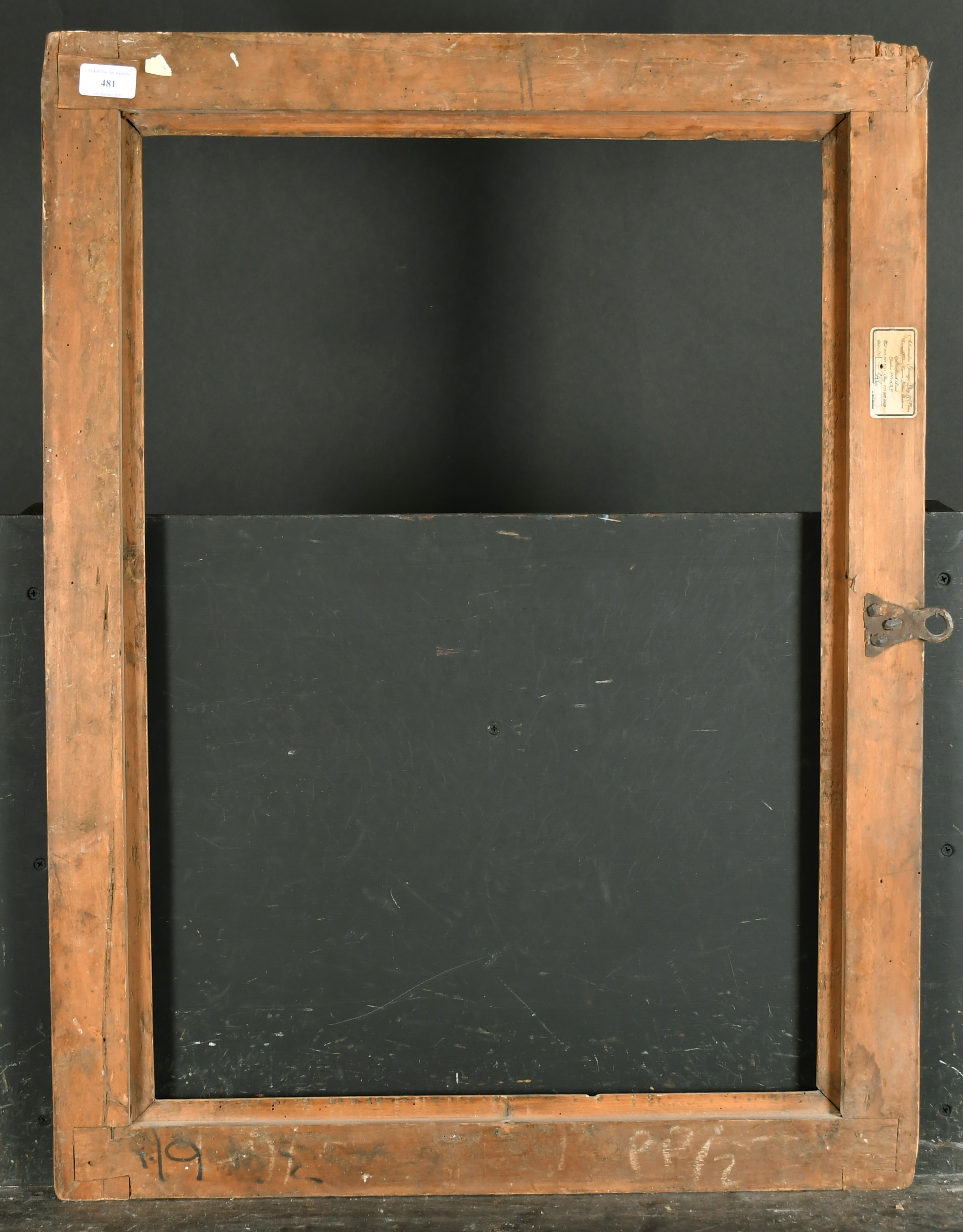 17th Century Italian School. A Carved Giltwood Frame, rebate 27.5" x 19.5" (69.9 x 49.5cm) - Image 3 of 3