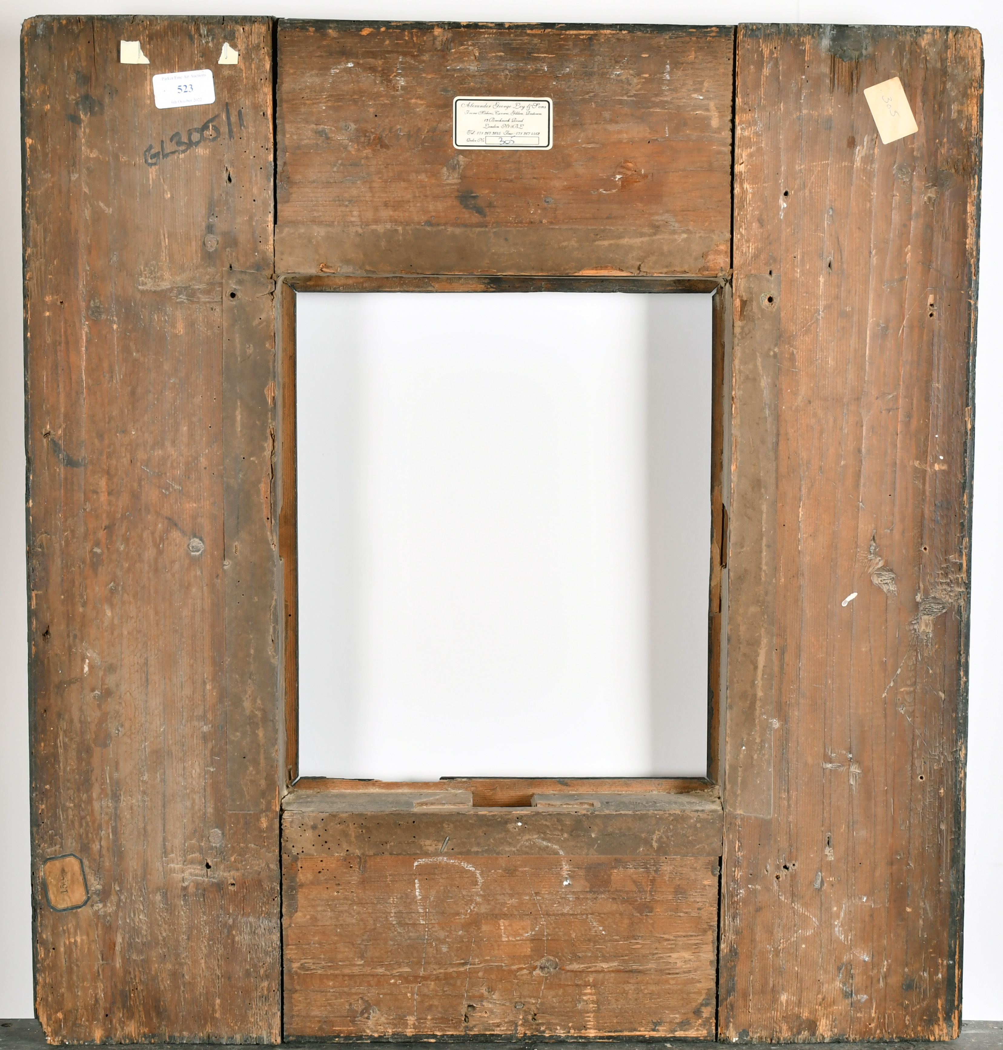 17th Century Dutch School. A Dutch Black Frame, rebate 13.5" x 11.25" (34.3 x 28.6cm) - Image 3 of 3