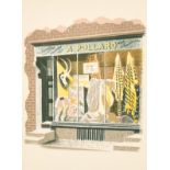 Eric Ravilious (1903-1942) British. 'Theatrical Properties', Print, Mounted, unframed, 7.75" x 5.75"