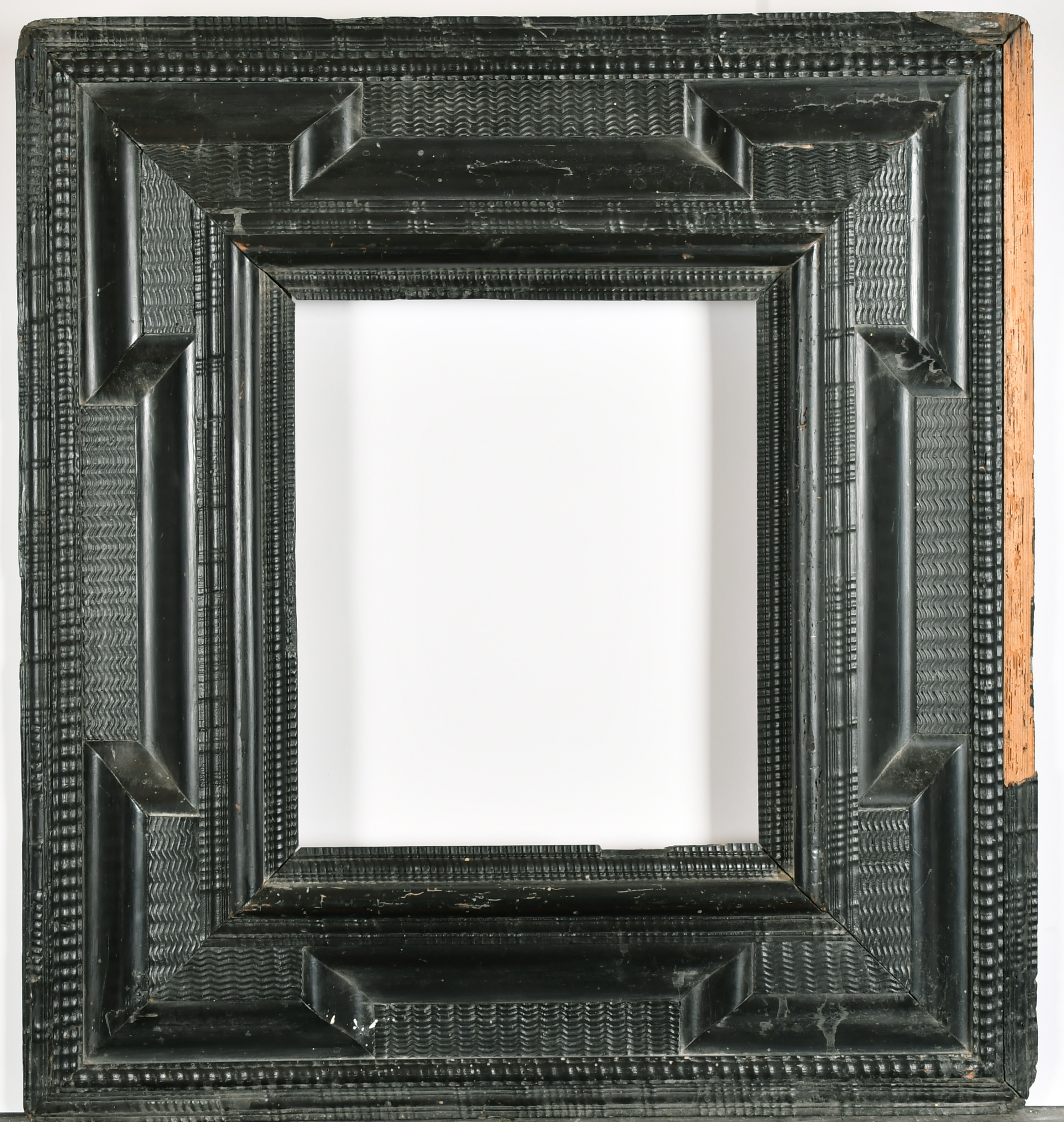 17th Century Dutch School. A Dutch Black Frame, rebate 13.5" x 11.25" (34.3 x 28.6cm) - Image 2 of 3