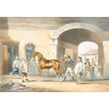 Robert Richard Scanlan (c.1801-1876) British. "Horse Dealing No. 1", Engraving by J. Harris,