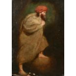 Late 18th Century English School. Study of a Man in a Turban, Oil on board, 19.75" x 14" (50.1 x