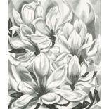 Monica Poole (1921-2003) British. "Magnolia", Woodcut, Signed, Inscribed and Numbered 2/60 in