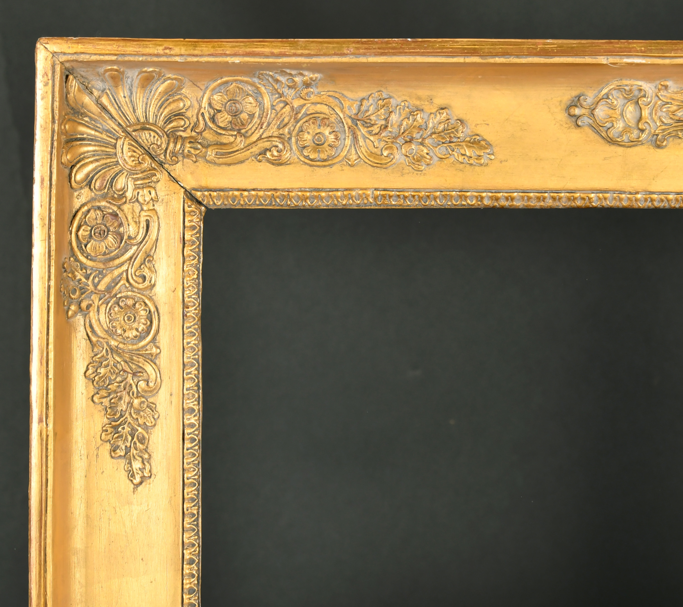 Early 19th Century French School. A Gilt Composition Empire Frame, rebate 27" x 22" (68.6 x 55.9cm)