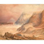 19th Century English School. A Coastal Scene, Watercolour, 14" x 17.5" (35.5 x 44.4cm)