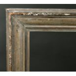 19th Century European School. A Silver Moulded Frame, rebate 35.5" x 18.5" (90 x 47cm)