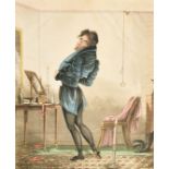 M Egerton (fl.1820-1829) British. "A New Coat", Engraving in colours, by H Pyall, Unframed,