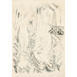 Raoul Dufy (1877-1953) French. "Trois Baigneuses devant le port de Sainte-Adresse", Lithograph,